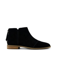 Rylie Ankle Bootie Black Suede - Side View
