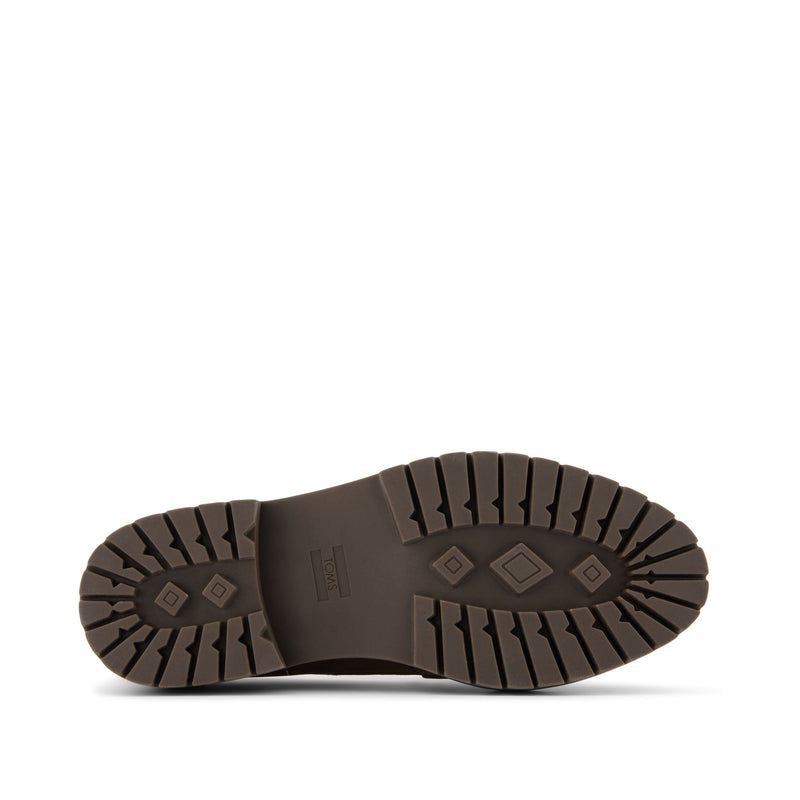 Cara Loafer Dark Brown Leather - Bottom Sole View