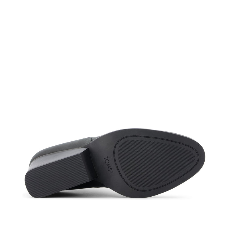 Noa Ankle Boot All Black Leather - Bottom Sole View Noa Ankle Boot All Black Leather - Bottom Sole View