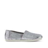 Alpargata Classic Silver Metallic Sequins - Side View