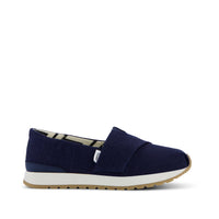 Resident Plus Kids Sneaker Navy Heritage Canvas - Side View
