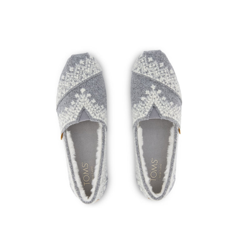 Alpargata Classic Fuzzy Fair Isle - Top View Alpargata Classic Fuzzy Fair Isle - Top View