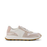 TRVL LITE Retro Runner Sneaker Water Repellent Champagne Shimmer - Side View