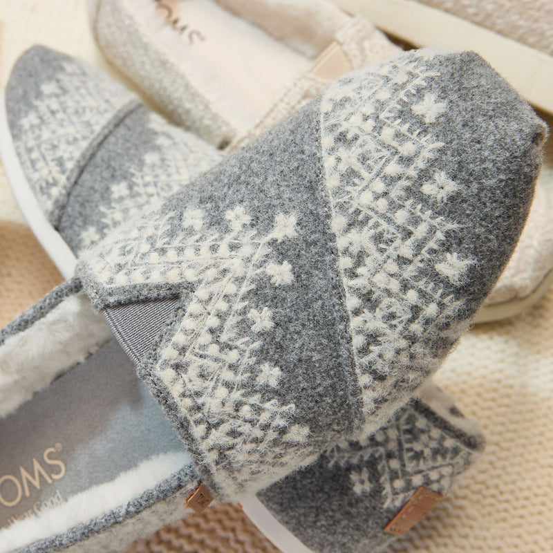 Alpargata Classic Fuzzy Fair Isle